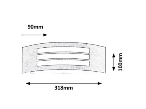 Záhradné svietidlo Rabalux 8511 1x14W E27 230V IP44